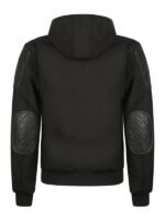 Men's Black Biker Hoodie