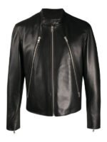 Men's Maison Margiela Black Leather Jacket