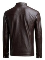 Men's Vintage Biker Brown Jacket