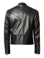 Maison Margiela Zipper Black Biker Jacket