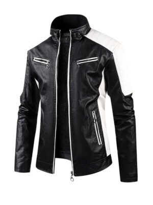 Men's Slim Fit Biker Jacket