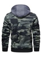 Men's Hooded Biker cotton Jacket