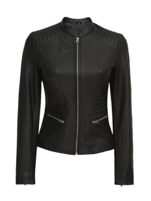 Cafe Racer Slim Fit Leather Jacket