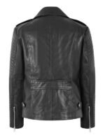 Women's Classic Biker Leather Jacket