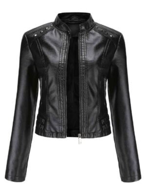 Women's Short Biker Jacket