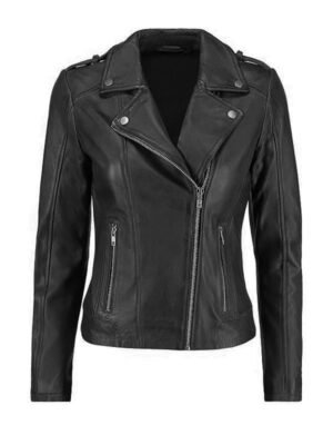 Women's Asymmetrical Zipper Leather Jacket