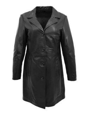 Women's Black Trench Coat