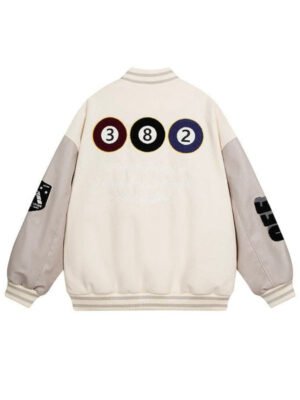 8 Ball Angry Fan Varsity Jacket