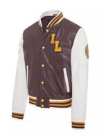 Burgundy Baseball Letterman Jacket