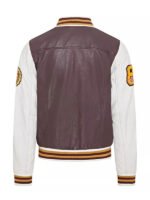 Burgundy Baseball Letterman Jacket