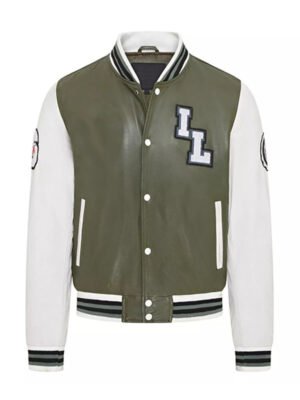 Baseball Green Letterman Jacket