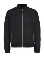 Bassett AllSaints Black Bomber Jacket