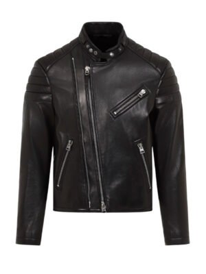 Men's Black Café Racer Jacket