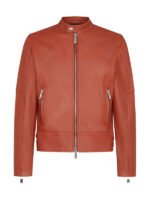 Dsquared Orange Biker Jacket