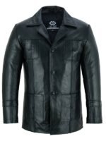 Men's Vintage Fashion Black Blazer
