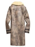 Men's Shearing Brown Leather Coat