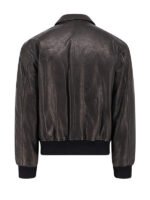 Men's Black Retro Bomber Jacket