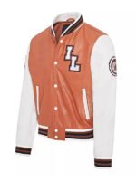 Baseball Leather Bomber Jacket