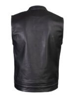 Men's Naked Leather Biker Vest
