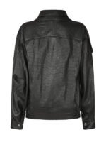 Women's Black Bomber Biker Jacket