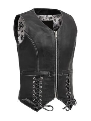 Love Lace Motorcycle Biker Vest