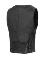 Women's Montana Black Motorcycle Vest