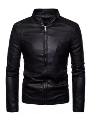 Men's Classic Black Slim Fit Jacket