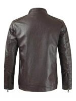 Men's Stand Collar Biker Jacket
