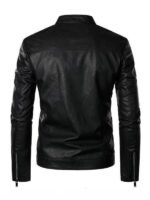 Men's Stand Collar Biker Jacket