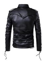 Men's Gothic Racer Laced Biker Jacket