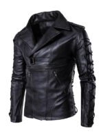 Men's Gothic Racer Laced Biker Jacket